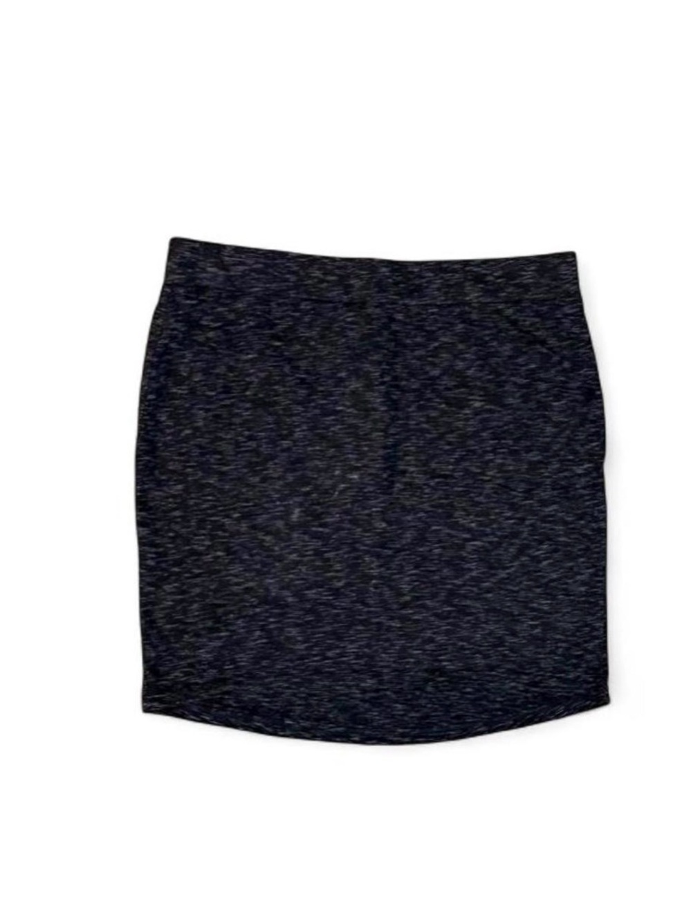DIVIDED Charcoal Gray Heathered High Low Mini Skirt Sz M